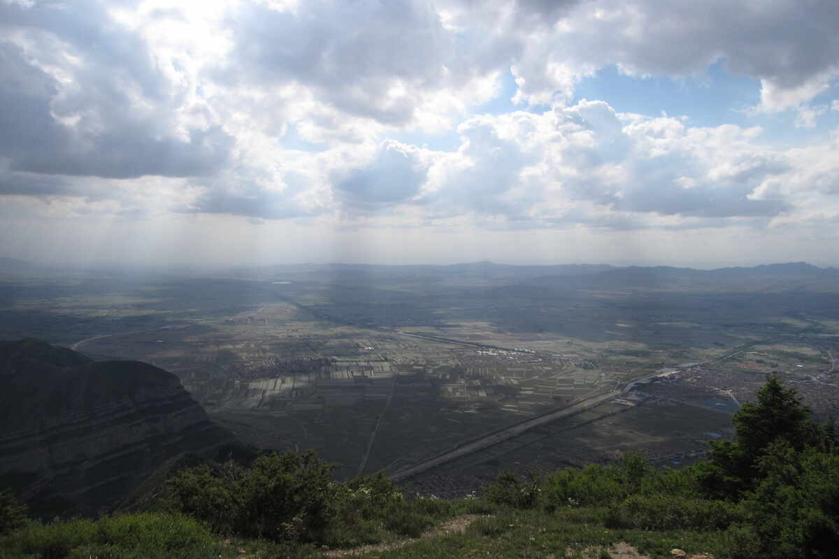 Vista dalla cima del monte Zheng shan