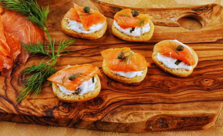 tartine salmone