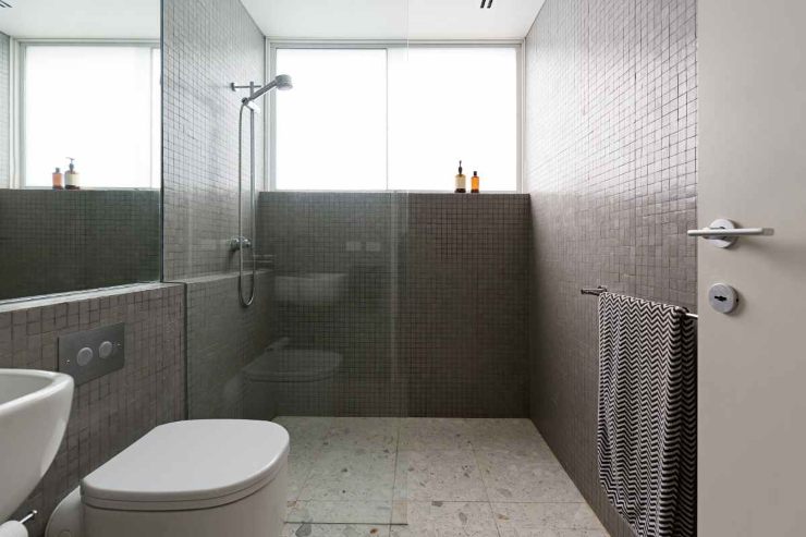 Bagno con mosaico 