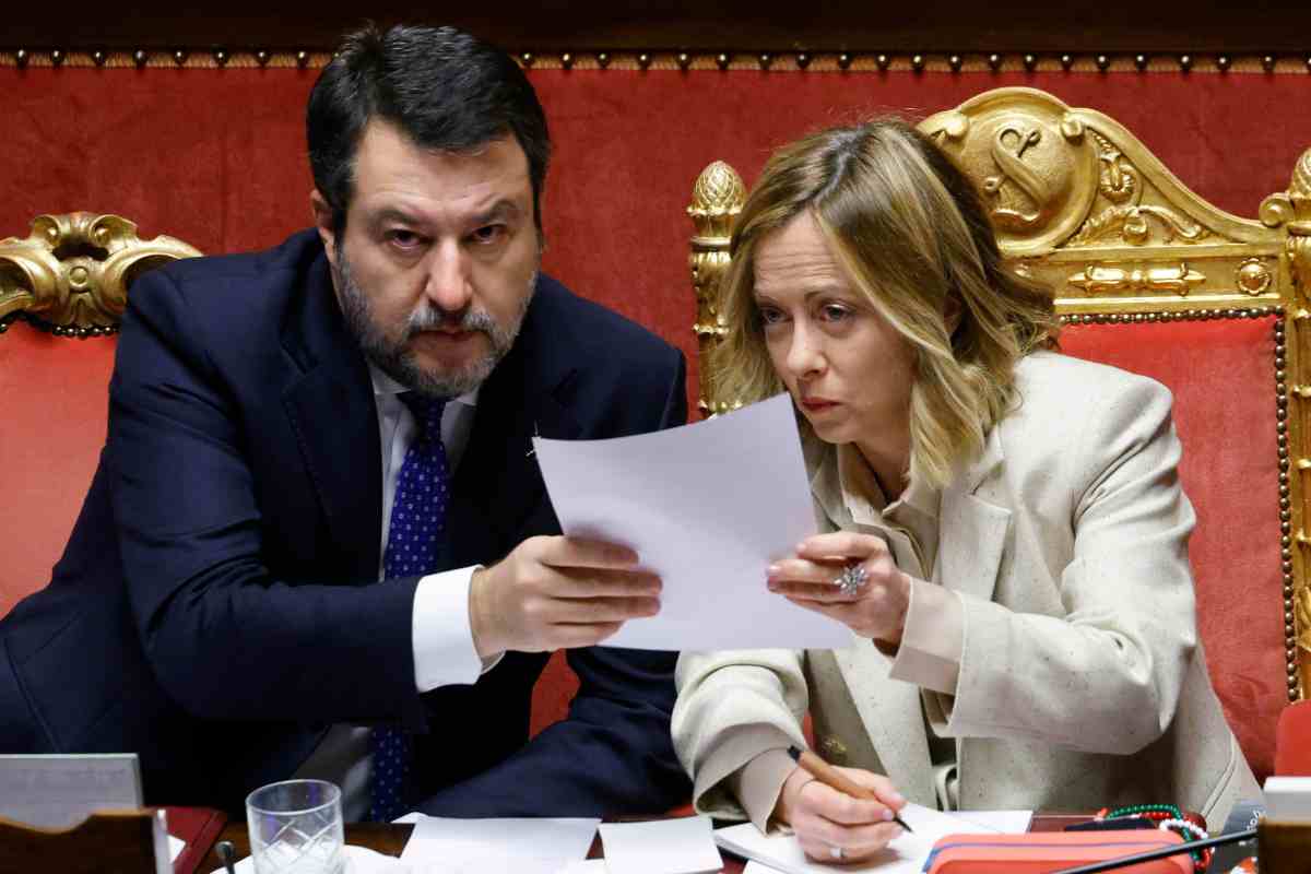 giorgia meloni e matteo salvini